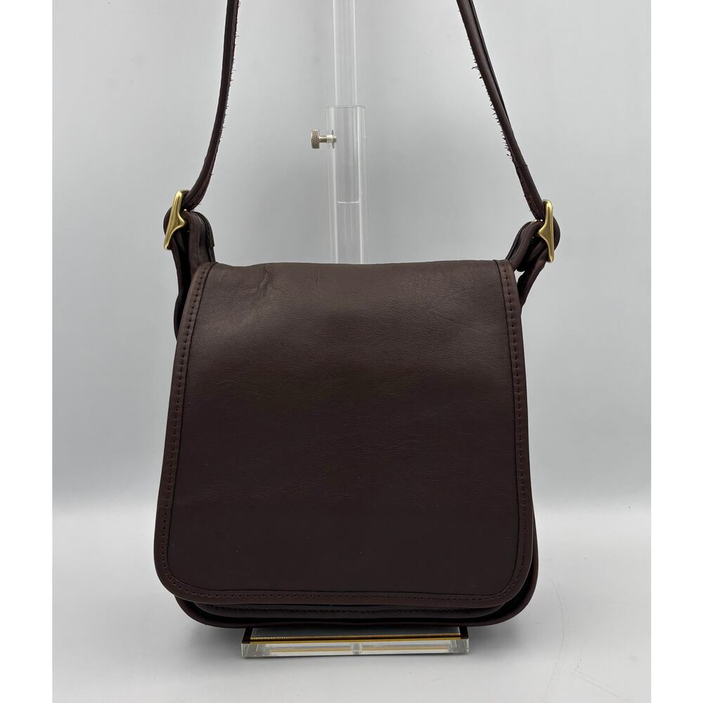 Vintage Coach 9145 Legacy Studio Flap Bag | 90s Rare Brown Leather Crossbody